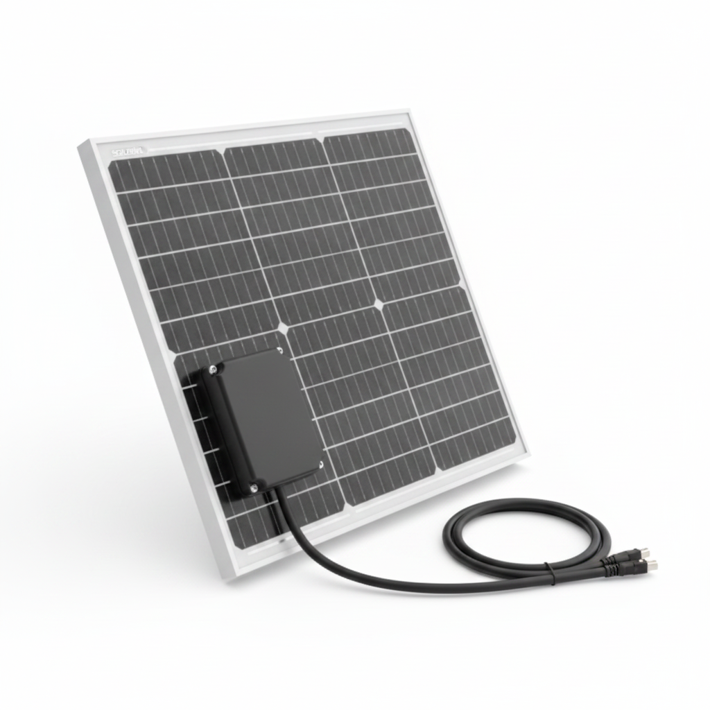 50W 12V monocrystalline solar panel with 90cm cable - Technical specification image 4