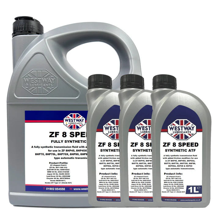 ZF 8 Speed ATF Fully Synthetic Fluid for BMW Audi Jaguar Land Rover 8HP 9HP
