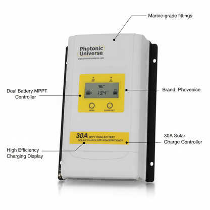 High efficiency 30A dual battery MPPT Dual Battery Charging - Technical specification image 2