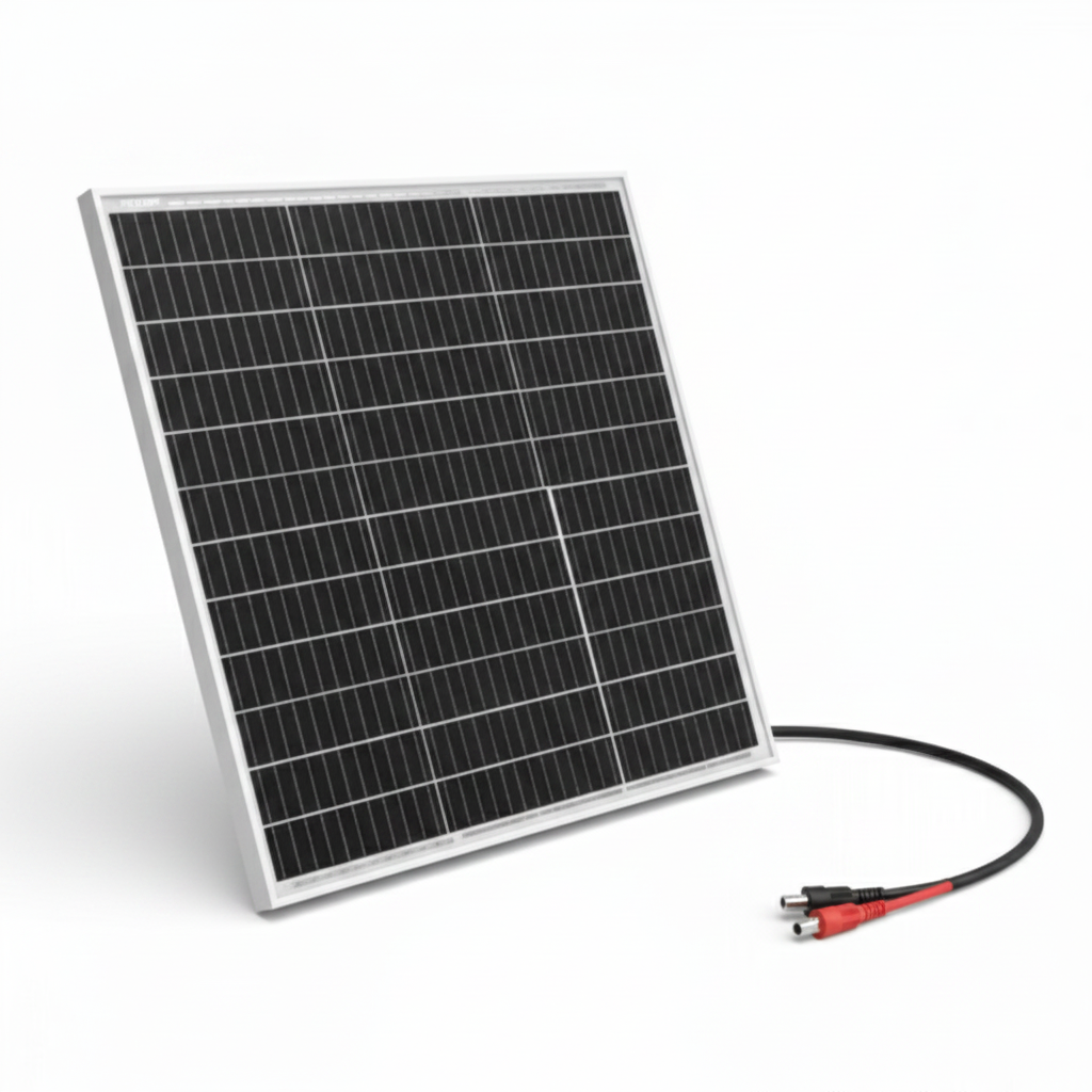 80W 12V monocrystalline solar panel with 90cm cable - Technical specification image 4