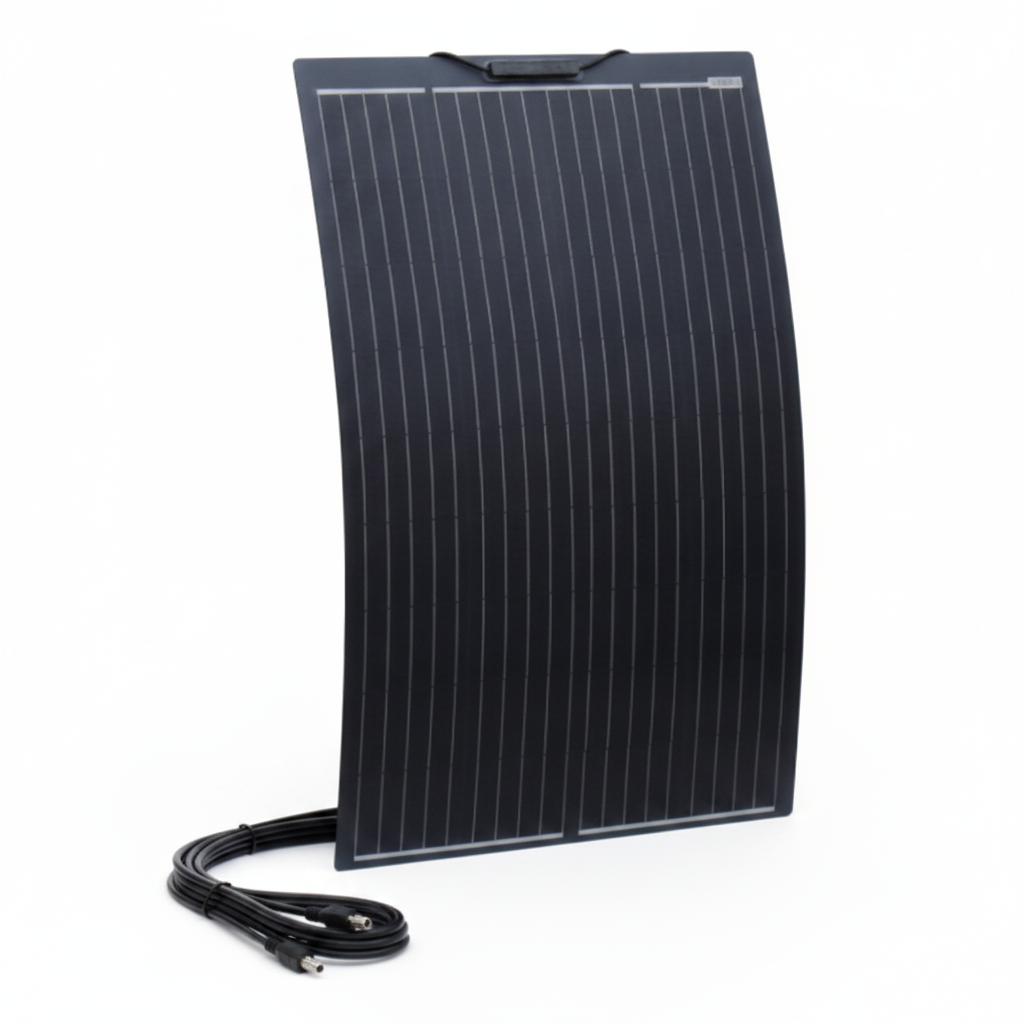 120W black semi-flexible solar panel with 1m cable - Technical specification image 4