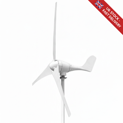 600W 24V wind turbine with 3 blades - UK Stock image 1