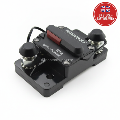 250A 12V/24V/48V Automatic over-current DC circuit breaker - UK Stock image 1