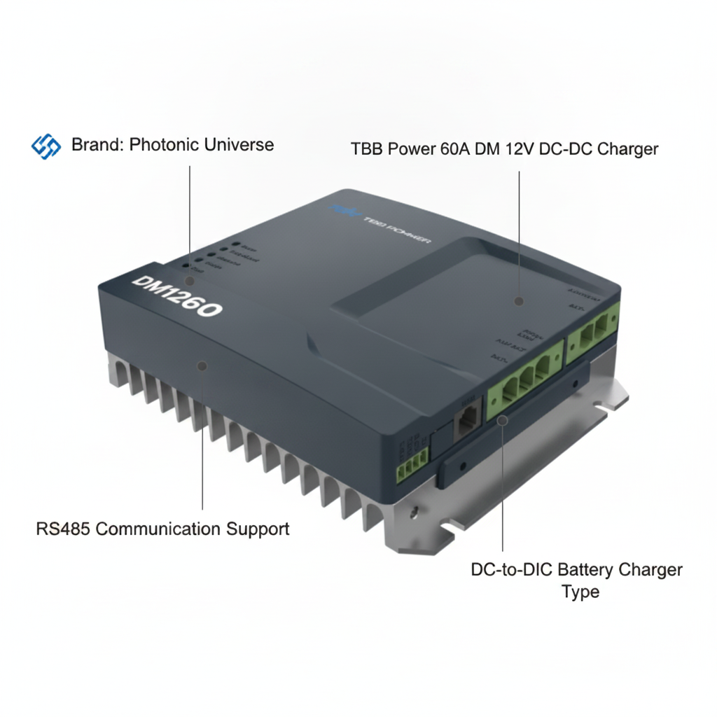 TBB Power 60A DM 12V DC to 12V DC battery-to-battery charger - UK Stock image 1
