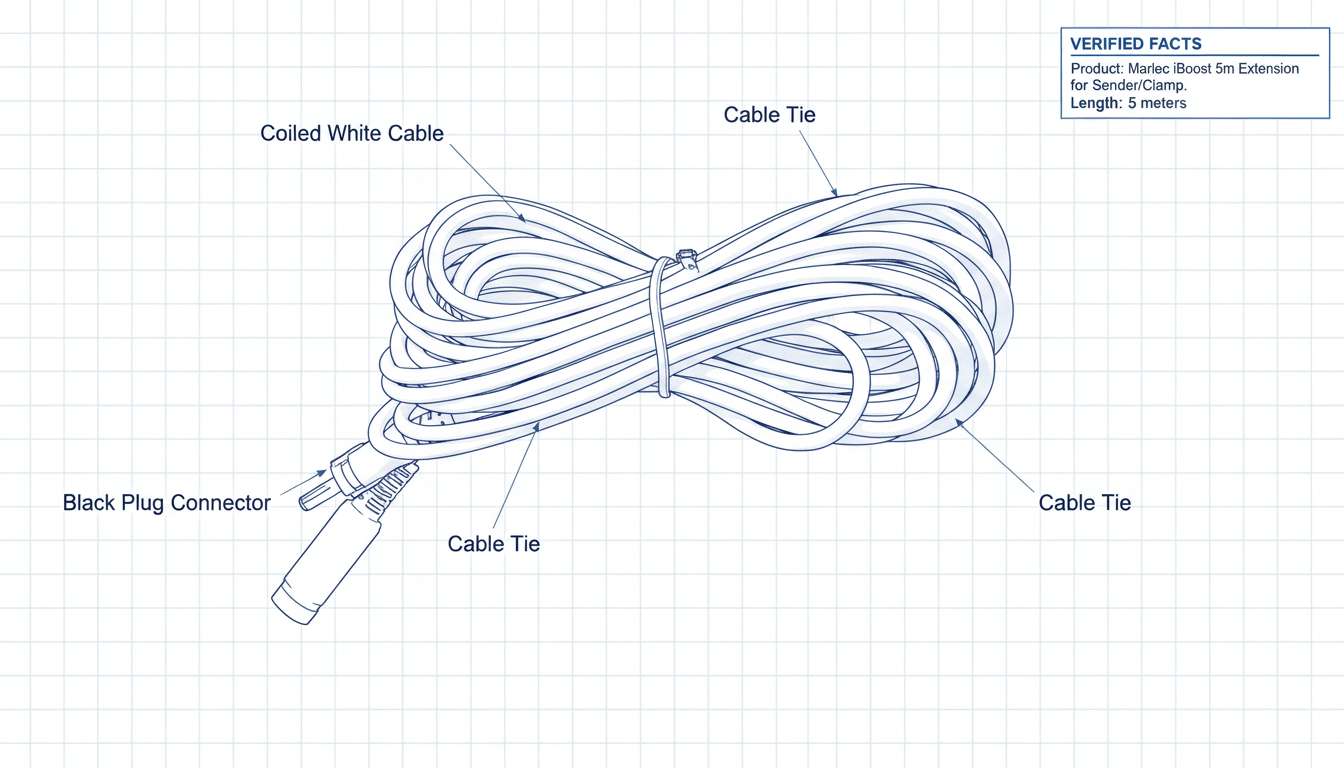 Marlec iBoost 5m Extension for Sender/Clamp - Technical specification image 3