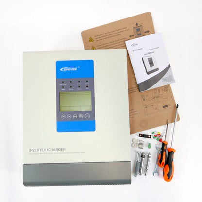 EPEVER UPower Series Solar Hybrid Off Grid Inverter 5000VA / 48V & MPPT Charge Controller 4000W / 80A (UP5000-M8342) - Solarika.co.uk
