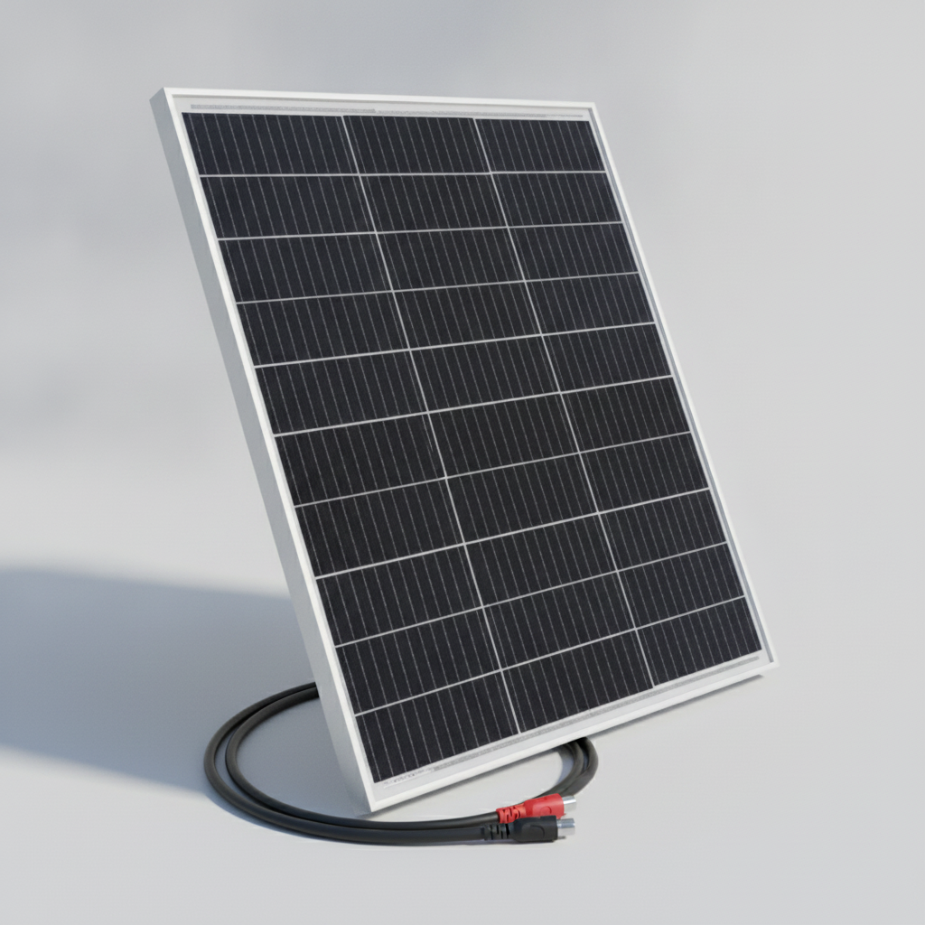 100W 12V bi-facial monocrystalline solar panel with 60cm cable - Technical specification image 4