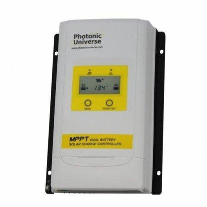 High efficiency 30A dual battery MPPT solar charge controller