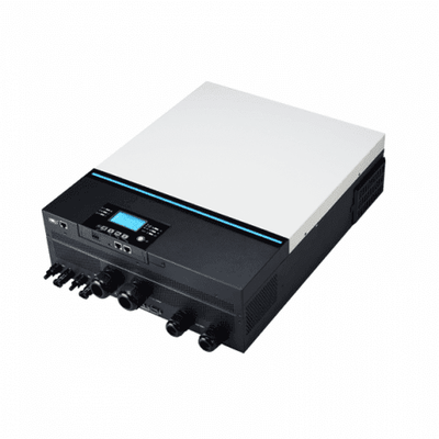 ICONICA 6000W 48V PURE SINE WAVE INVERTER WITH ZERO TRANSFER, 7000W SOLAR INPUT, 140A MPPT SOLAR CONTROLLER, 120A MAINS CHARGER, PARALLEL CAPABILITY AND WI-FI - 4Boats