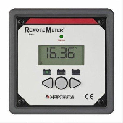 Morningstar remote LCD meter RM-1 for SunSaver Duo controllers, SunSaver MPPT controllers and SureSine inverters - 4Boats