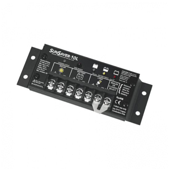 Morningstar SunSaver 10A 12V solar charge controller for motorhomes, boats, marine, oil and gas, telecom and instrumentation - 4Boats