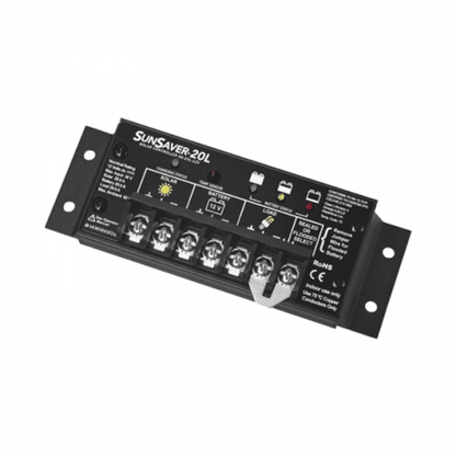Morningstar SunSaver 20A 12V solar charge controller for motorhomes, boats, marine, oil and gas, telecom and instrumentation - 4Boats