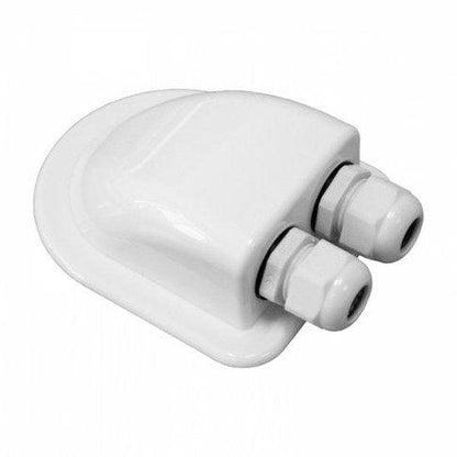 Solar panel mounting set with corner brackets, side brackets and a waterproof cable gland - 4Boats