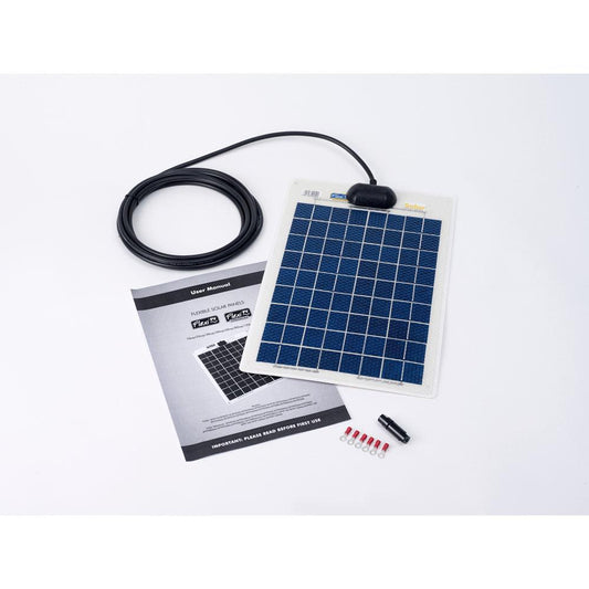 Solar Technology 10W Flexi Solar Panel Kit - Solarika.co.uk