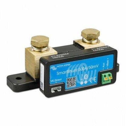 Victron 500A 12V/24V/48V Battery Monitoring SmartShunt with Bluetooth