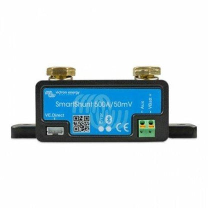 Victron 500A 12V/24V/48V Battery Monitoring SmartShunt with Bluetooth