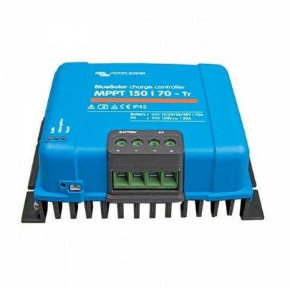 Victron BlueSolar MPPT 150/70 70A solar charge controller for solar panels up to 1000W (12V) / 2000W (24V) / 3000W (36V) / 4000W (48V) up to 150V - 4Boats