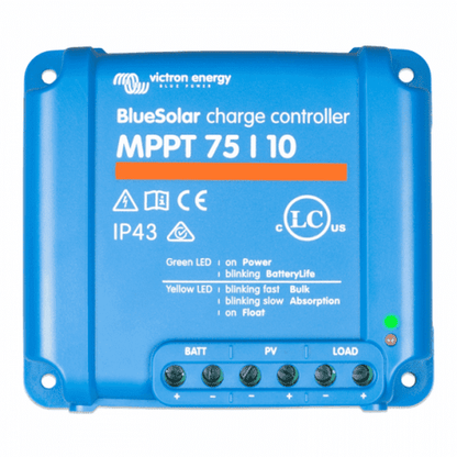 Victron Bluesolar Mppt 75/10 10a Solar Charge Controller For Solar Panels Up To 145w (12v) / 290w (24v) Up To 75v - 4Boats