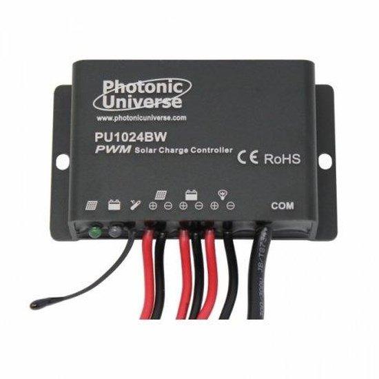 Waterproof 10A 12V/24V solar charge controller / regulator for caravans, motorhomes, campervans, boat, yacht and marine applications - 4Boats
