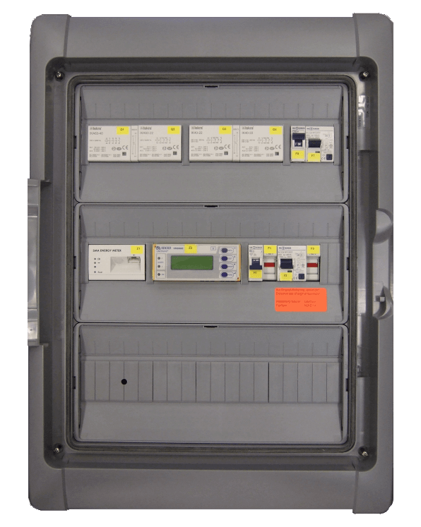 Sunny Island Battery Backup Distribution Switch Box